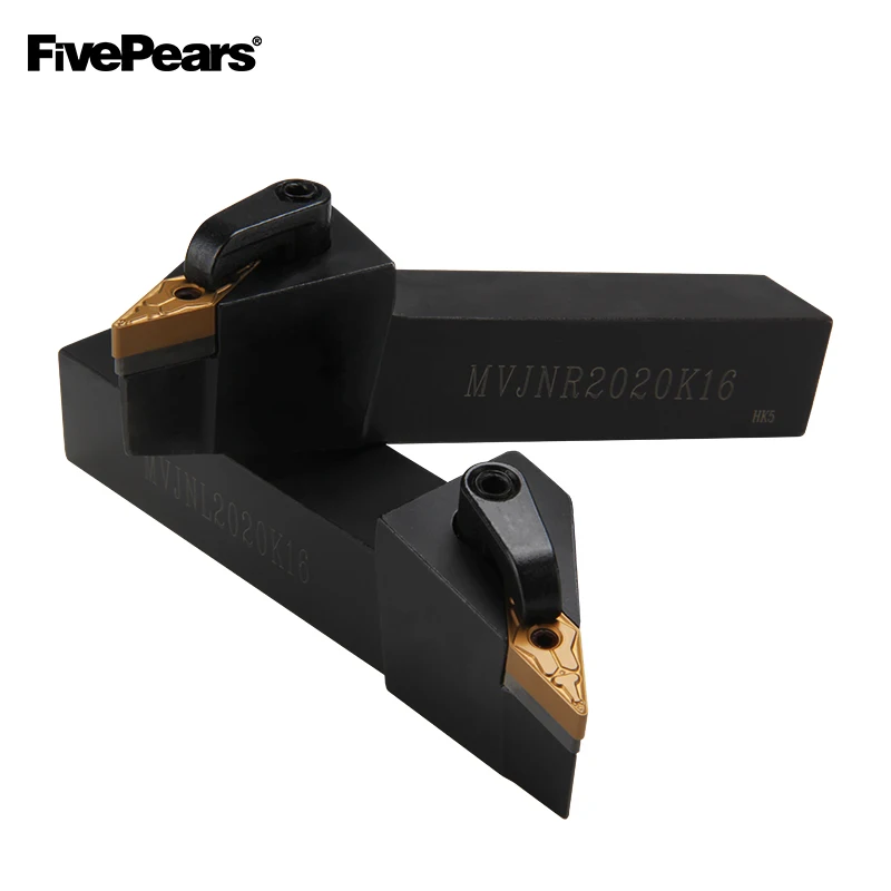 FivePears MVJNR1616K16/2020K16/2525M16 держатель инструментов Внешний токарный инструмент станок