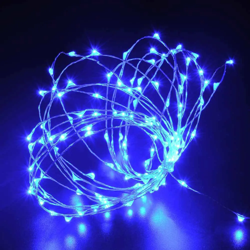 DCOO 100/150 LED Солнечная Звездная гирлянда, медная проволока, освещение в помещении, наружное освещение для сада, свадьбы, Рождества, сделай сам, Декор