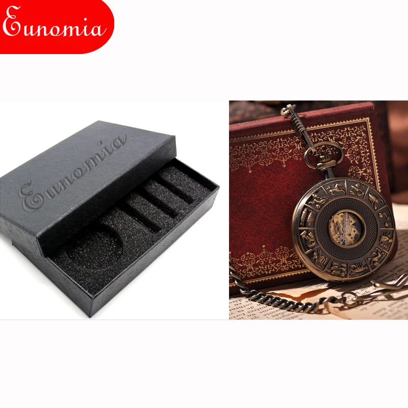 Мужские карманные часы в стиле стимпанк с созвездиями древнего Бога