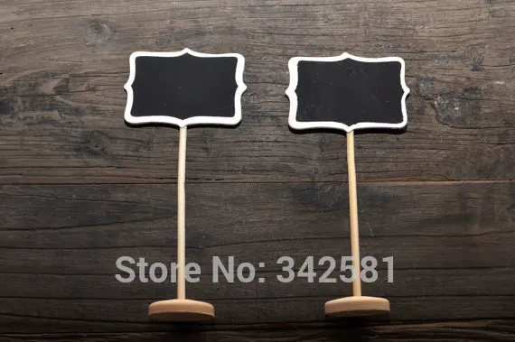 8x мини деревянной доске Мел для доски на подставке табличек держатель свадебной