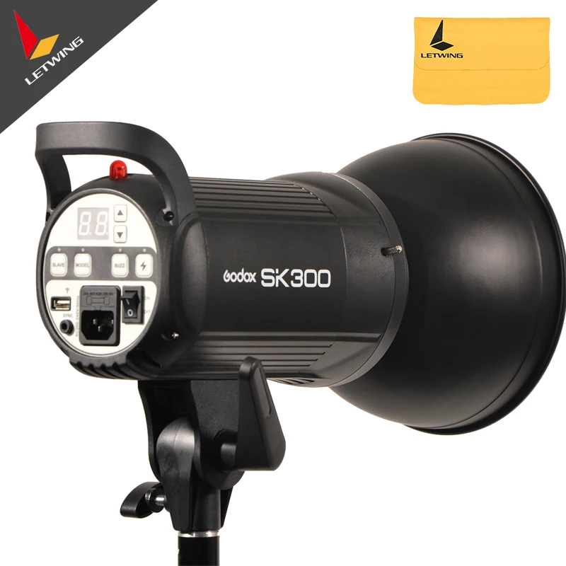 Профессиональная студийная Стробоскопическая Лампа Godox SK300 серии SK 110V 300WS 5600 K
