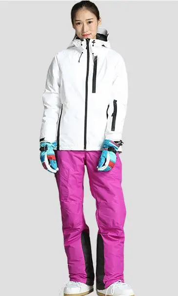 Горнолыжный костюм женский лыжный костюм женский лыжный костюм зимний костюм женский сноуборд куртка женская зимняя костюм спортивный женский куртка зимняя женская лыжи костюм зимний женский зимний костюм лыжная - Цвет: pink set