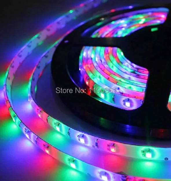 

10M/lot 3528 LED Strip Waterproof Warm White 60leds/M Flexible LED Lighting Free Shipping 2Roll/lot