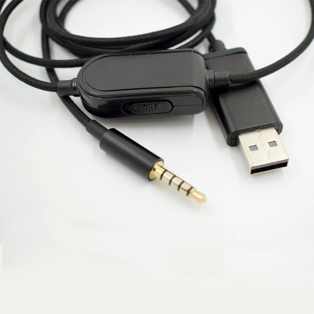 2 м 3 5 мм удлинитель аудио регулятор громкости Наушники USB кабель Электроника