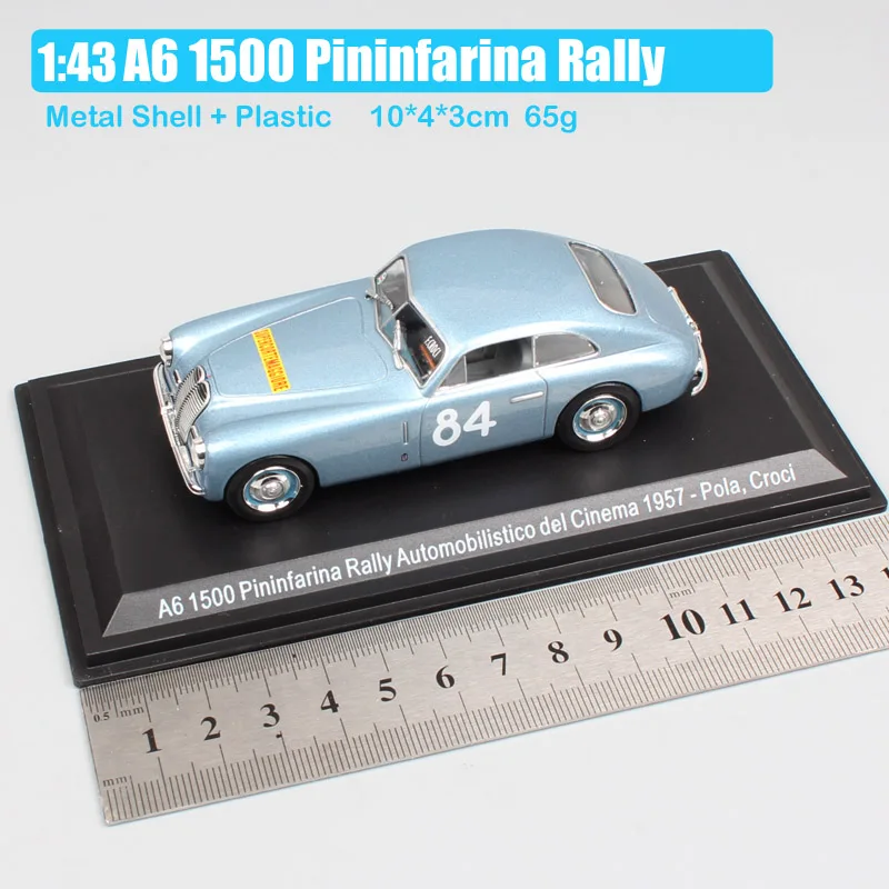 Детская Классическая модель в масштабе 1/43 A6 1500 Пининфарина ралли 1957 grand tourers racer