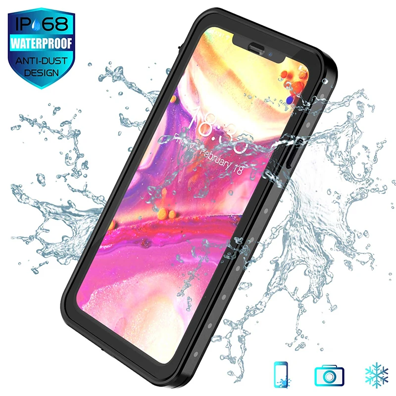 Водонепроницаемый чехол для iPhone XR прозрачная задняя крышка Xs Max дайвинга X|Сумки