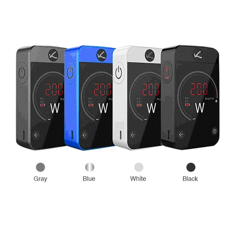 Kanger Kangertech Pollex Box MOD Vape 200w Mod for Electronic Cigarette Kit 510 thread massive 2.4-inch touch screen