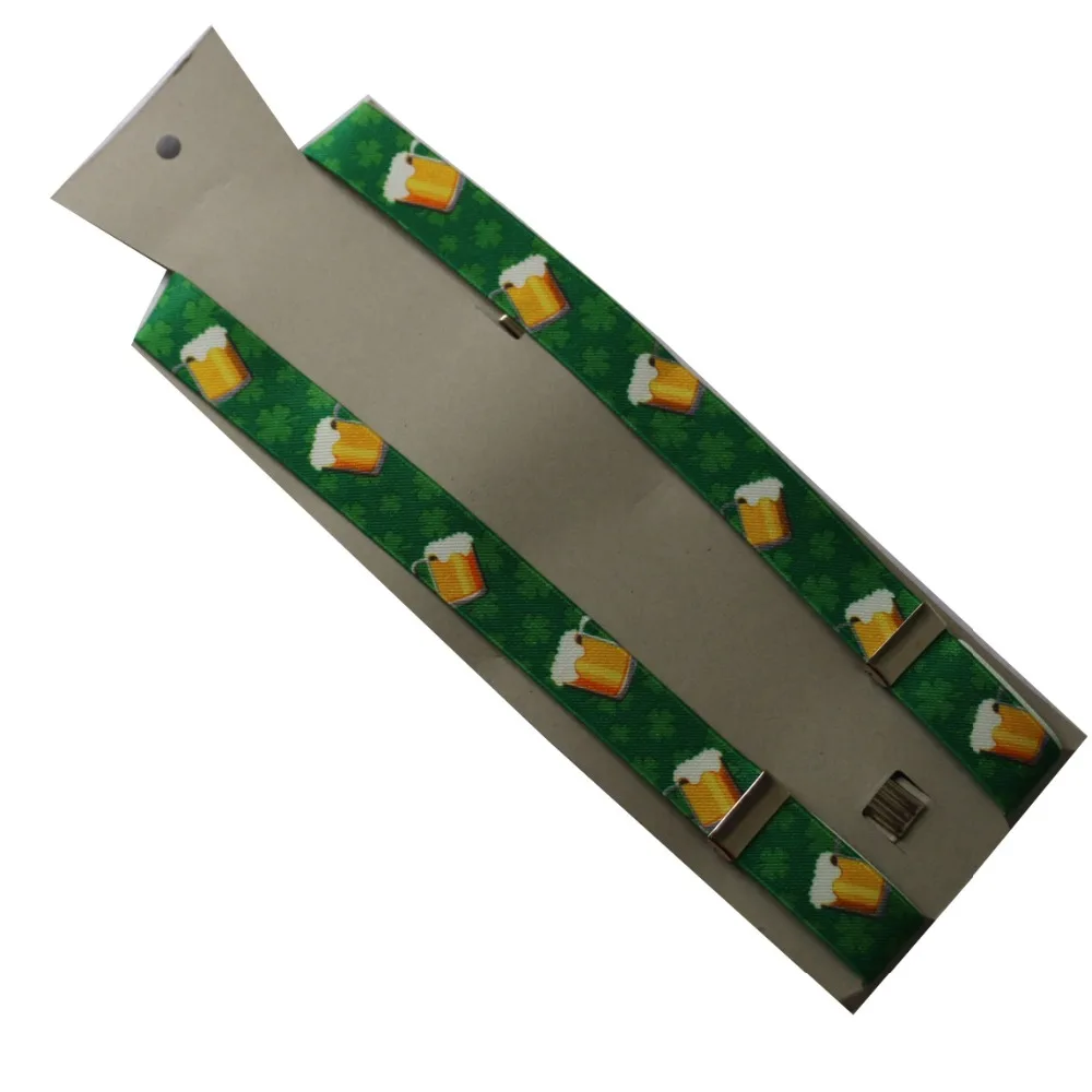 2019 новые модные регулируемые подтяжки с мультяшным рисунком пива шириной 2 5 см