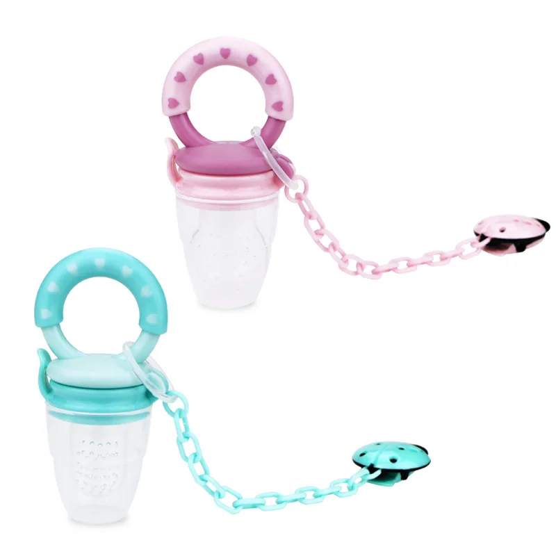 

Fresh Fruit Food Kids Nipple Feeding Safe Milk Feeder Baby Pacifier Bottles Nipple Teat Fresh Fruit Nibbler With Leash