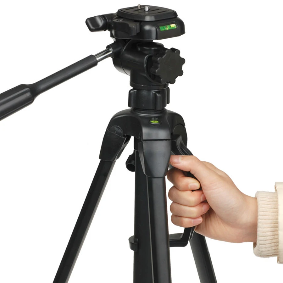 Профессиональный Трипод для камеры Nikon/Canon/Sony DSLR алюминиевый с шарнирной головкой
