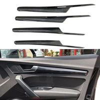 abs carbon fiber look for audi q5 fy 2018 2019 left hand drive car styling interior door window handle panel cover trim