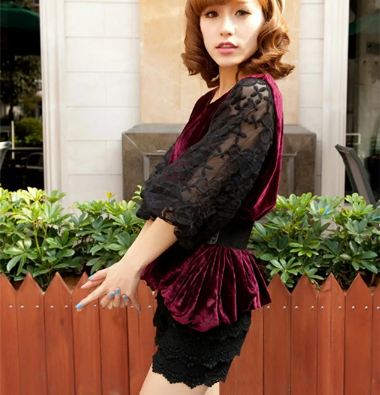 Лето 2014 женская вязаная кружевная юбка шорты сексуальные черные белые женские