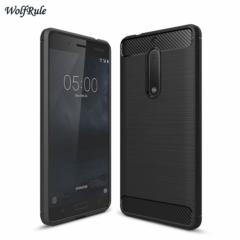 Чехол для мобильного телефона Nokia 5 противоударный чехол из ТПУ Матовый Стиль nokia5