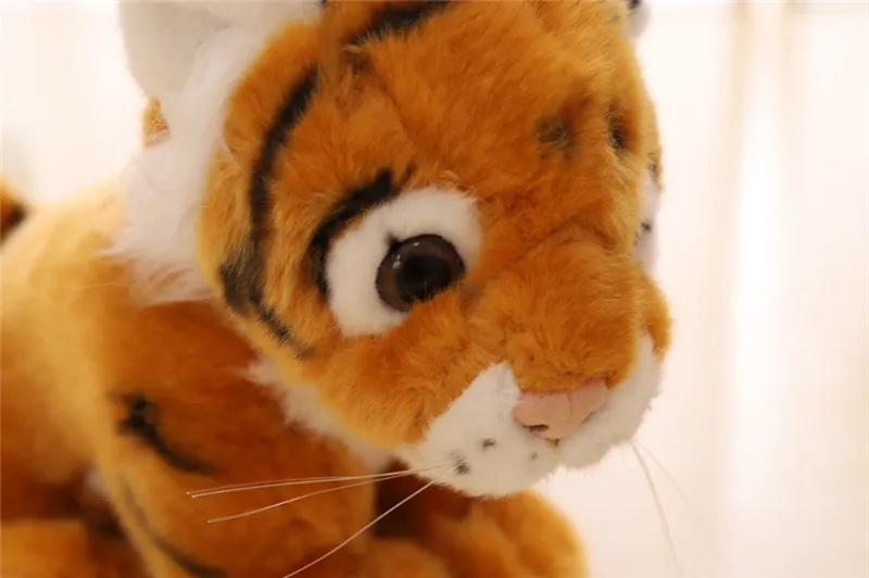 Nooer Emulation Baby Tiger плюшевая игрушка мягкая сибирская Бенгальская Тигровая игрушка мягкие дикие животные Детский подарок на день рождения