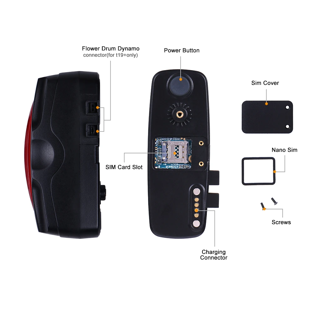 GPS трекер на велосипед светодиодный задний светильник водонепроницаемый GSM LBS|bike