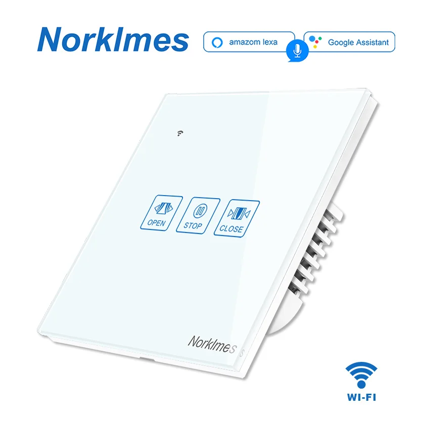 Norklmes, Wi-Fi, переключатель управления занавесками, контроллер двигателя, умный дом, продукт, синхронизация, открывание и закрытие, все пути, занавес, стена