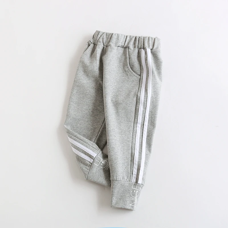 Children's trousers 2019 spring and autumn baby letters casual pants children's kids boys girls | Мать и ребенок