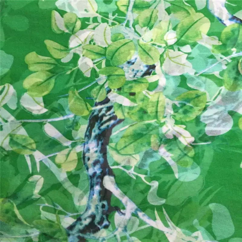 LX! Модная Высококачественная африканская шелковая шифоновая ткань с принтом для