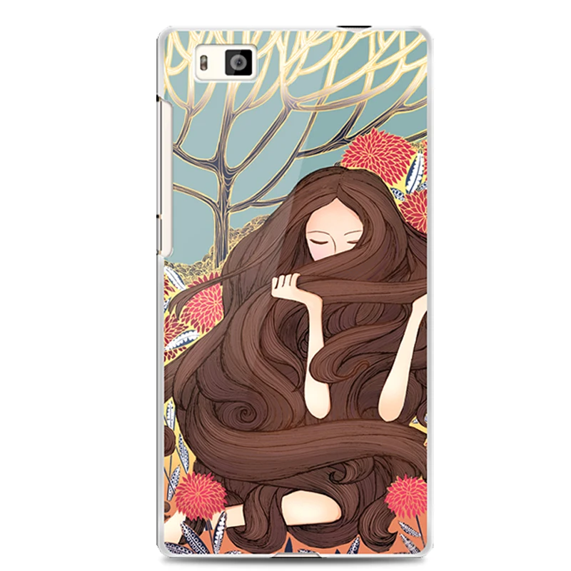Phones Cases For Huawei P8 Lite Cartoon Painting Soft Silicon Back Cover Case Covers Protective Guard Capas |