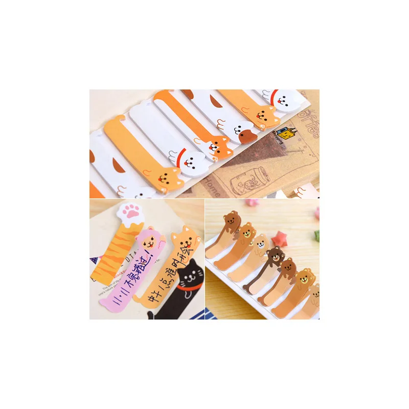 8 шт./лот панда блокнот для записей Kawaii Канцтовары Липкие заметки бумажные