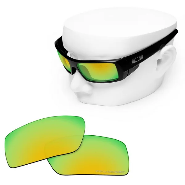 24K Gold Mirror OOWLIT Анти-Царапины Сменные линзы для-солнцезащитные очки Oakley Gascan травления поляризованных солнцезащитных очков - Цвет линз: 24K Gold Mirror