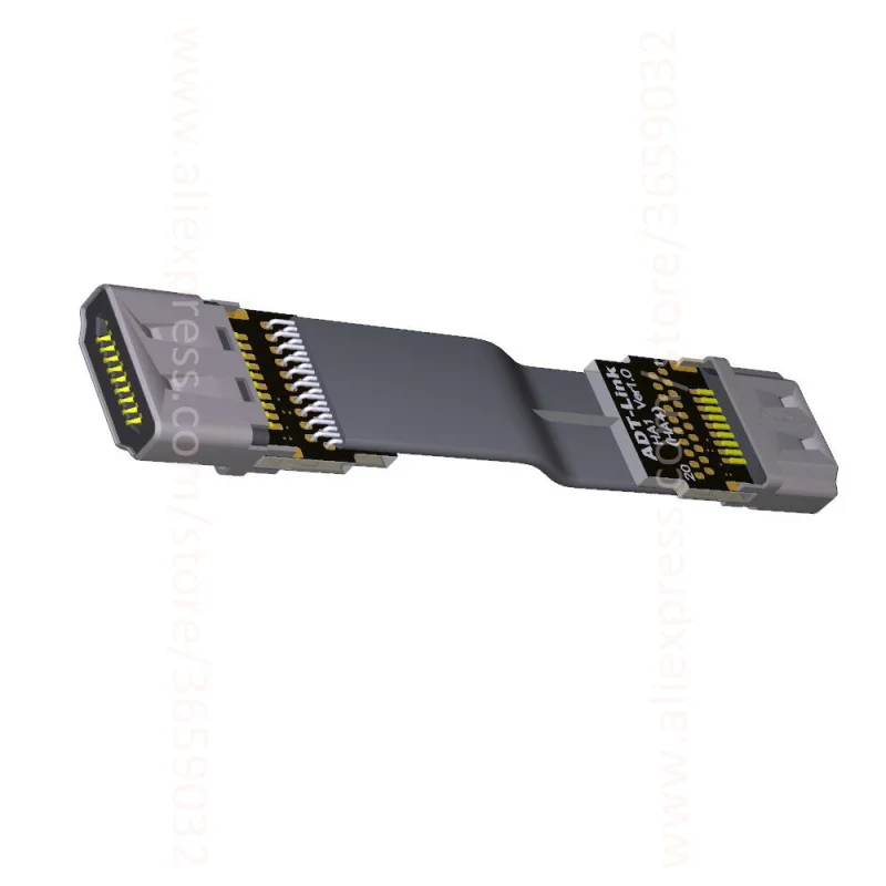 HDMI 2 0 к Мужской Стандартный нормальная Мужская FFC FPV плоский ленточный кабель из