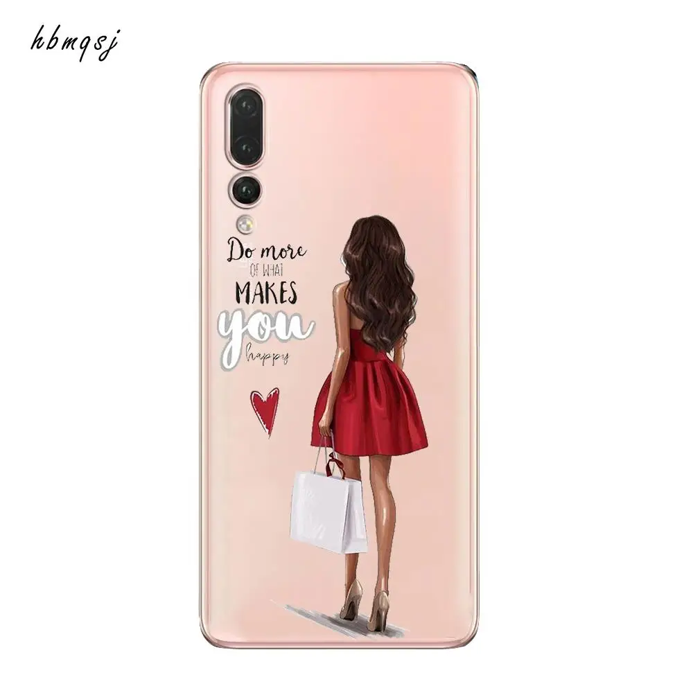 Модный чехол для huawei p30 lite силиконовый мягкий путешествий милый Оригинальный с