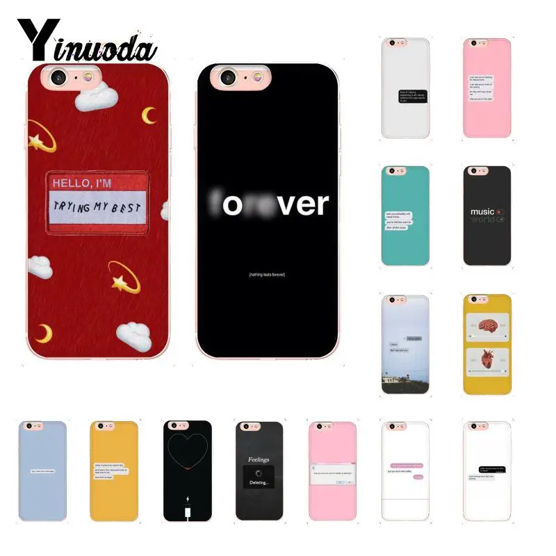 

Funny Picture Simple Text Black Soft Shell Phone Cover for iphone 13 8 7 6 6S Plus 5 5S SE XR X XS MAX Coque Shell
