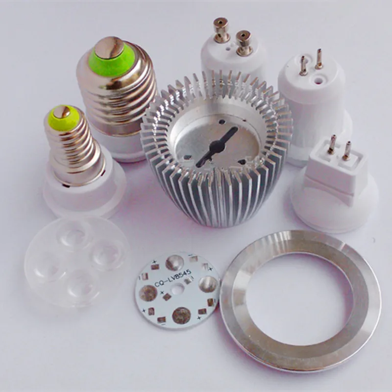 DIY Светодиодный точечный светильник лампа 3W 4W 5W 7W GU10 GU5.3 MR16 E27 ламповая чаша radiato