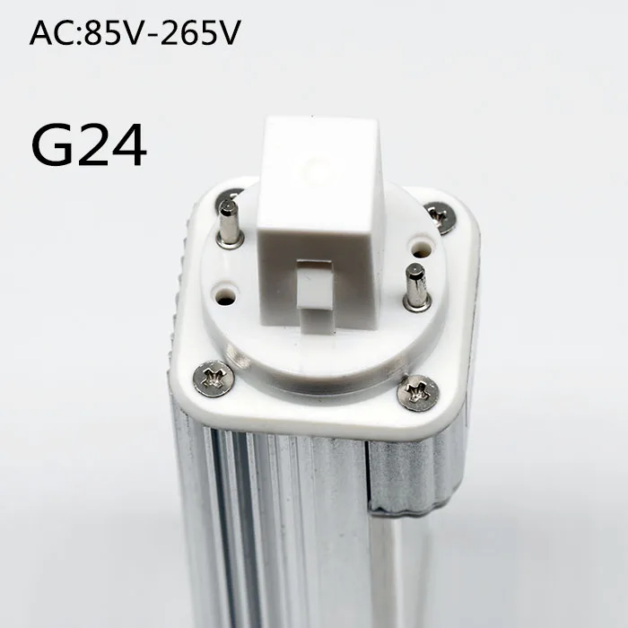 Дешевые G24 Светодиодная Лампа Bombillas 7 Вт 9 12 SMD2835 Spotlight 180 Градусов AC85 265V LED