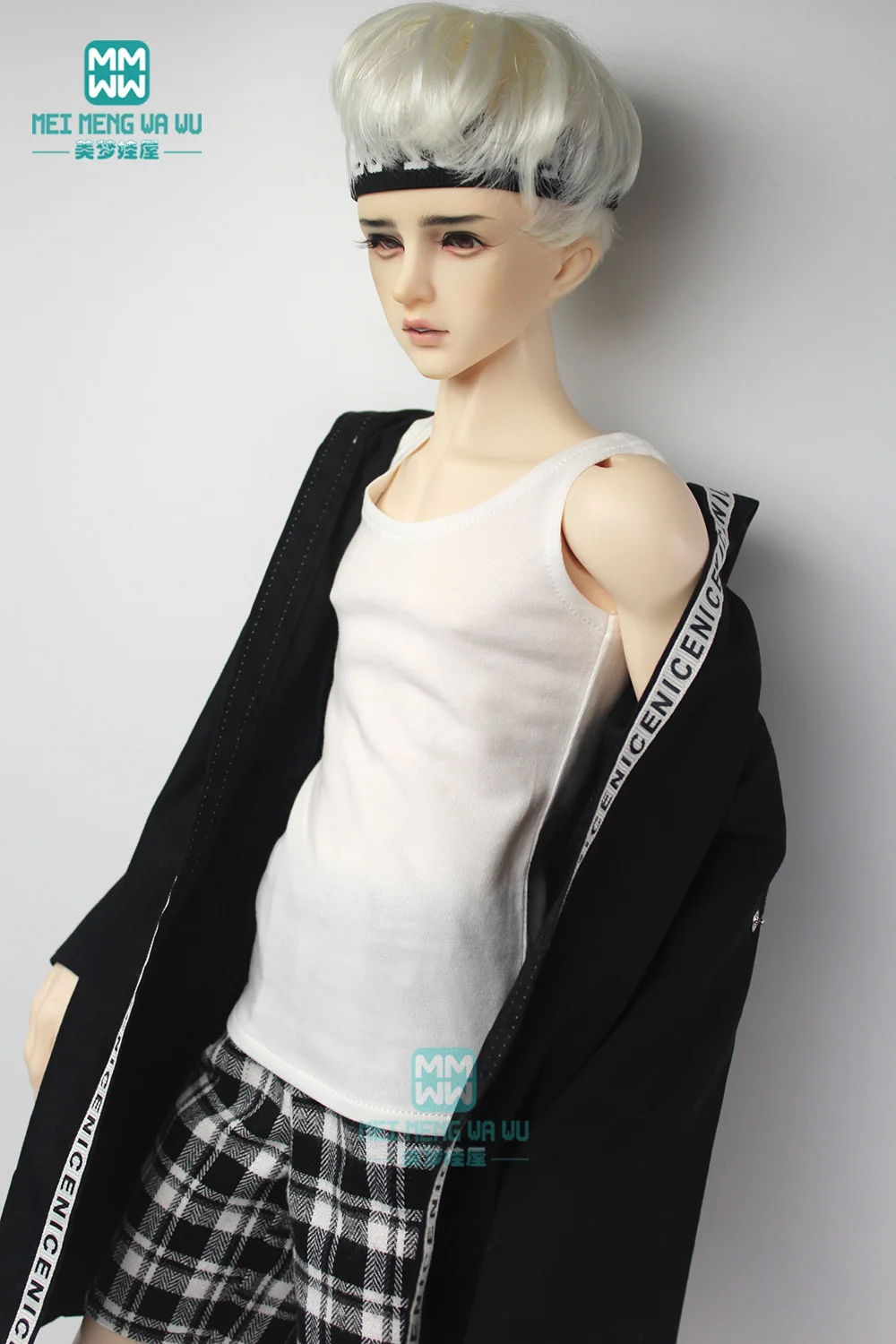 BJD Аксессуары куклы одежда для 70 см BJD куклы модные буквы с пальто, жилеты, шорты