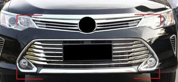 Автомобильный Стайлинг нержавеющая сталь гоночная решетка авто хромированное