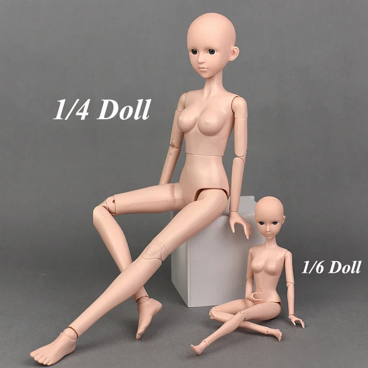 Новинка 2018 Обнаженная кукла 45 см без одежды 1/4 BJD Синьи/3D реальные глаза