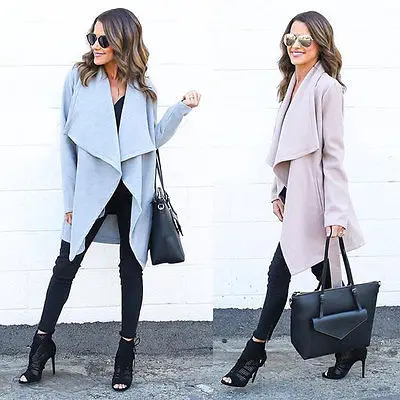 Женская теплая Модная длинная ветронепроницаемая куртка с капюшоном парка