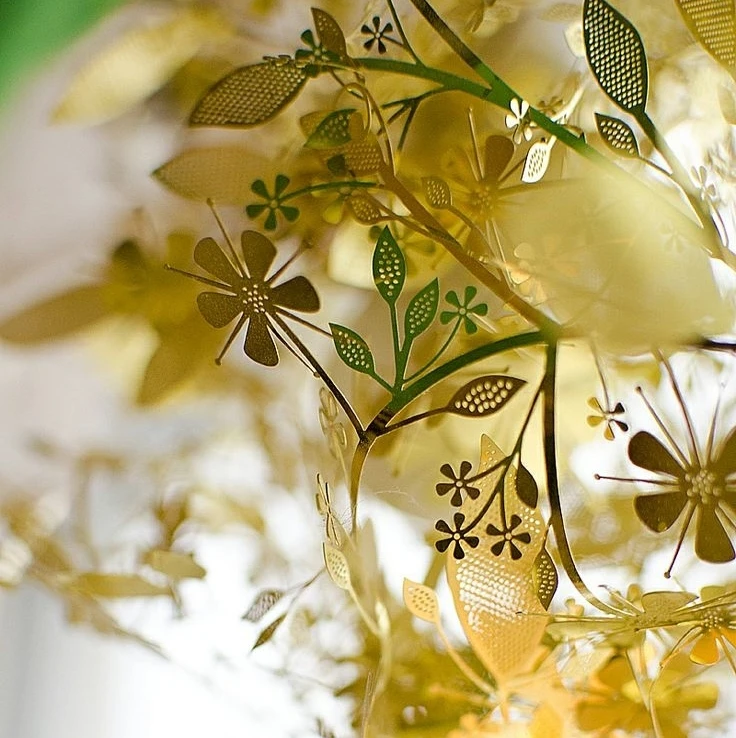 DIY Artecnica гирлянда клубок подвесной светильник Tord Boontje дизайн Lampen Gold Abajur