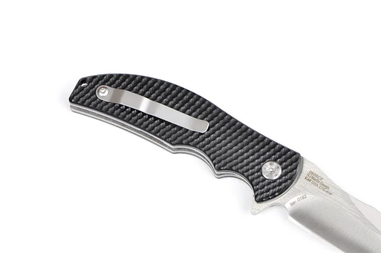 ZT0606 складной нож 8cr13mov лезвие G10/шарикоподшипник с деревянной ручкой охотничий