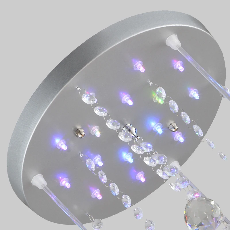 Modern simple silver plated iron plate glass LED lamp bulbs | Обустройство дома