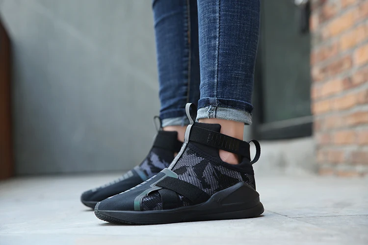 2018 New Original PUMA Rihanna Fierce Strap Swan Women's Sneakers Suede Satin Badminton Shoes size36-41 | Спорт и развлечения