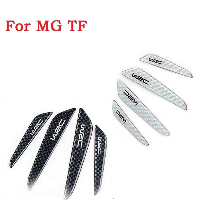 НОВЫЙ Углеродного Волокна Anti Scratch Двери Автомобиля Стилизация Наклейки ВКР