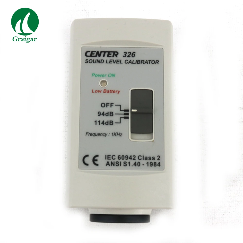 

Center326 Sound Level Meter Low Battery Indicator