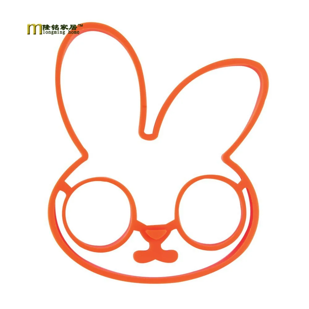 1 шт. хит продаж для завтрака Силиконовые Формочки с кроликом надписью Love