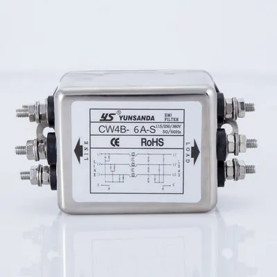CW4B Power Filter 3 Phase Connector CW4B-6A-S CW4B-10A-S CW4B-20A-S CW4B-30A-S | Обустройство дома