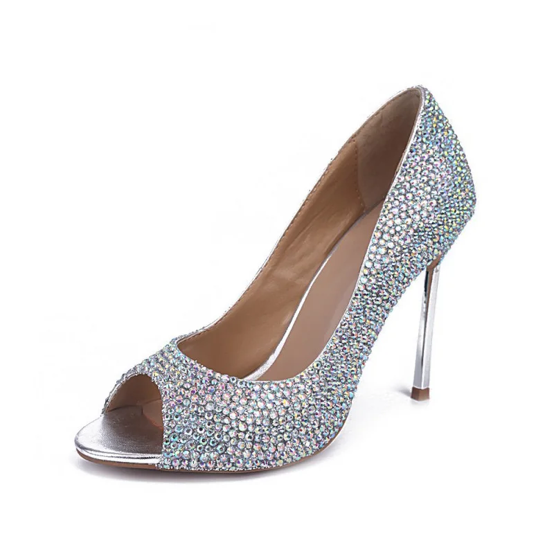 Новая модная женская обувь Сезон осень женские туфли без шнуровки с открытым