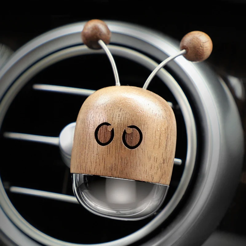 Car Scent Fresheners Air Purifier Solid Balm Perfume Cute Bee Vent Clip Aroma Diffuser Auto Accessories Interior | Автомобили и