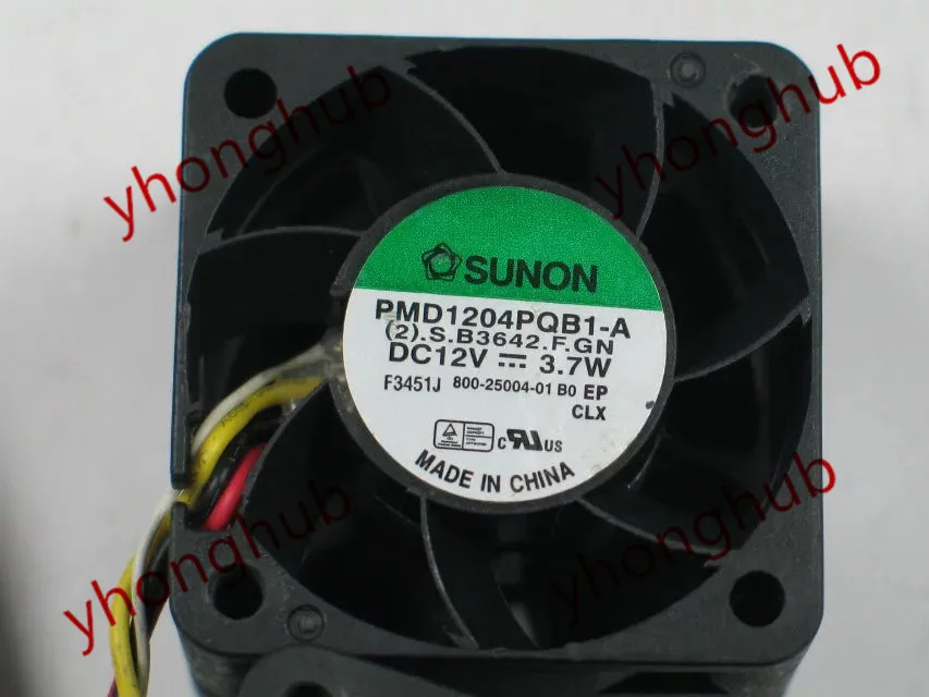 SUNON PMD1204PQB1-A (2).S.B3642.F.GN DC 12 В 3 7 Вт 40x40x28 мм вентилятор охлаждения сервера