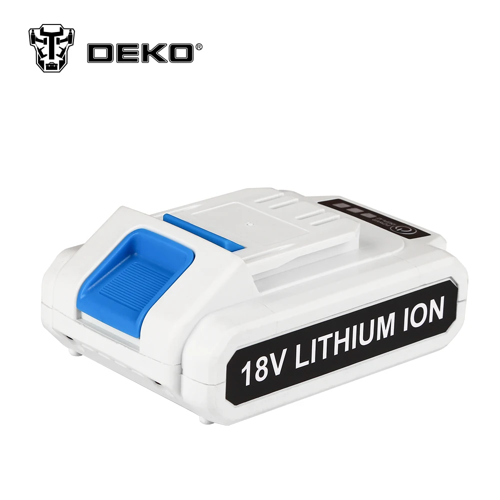 DEKOPRO 18V беспроводная ударная дрель DC новый дизайн мобильный источник питания