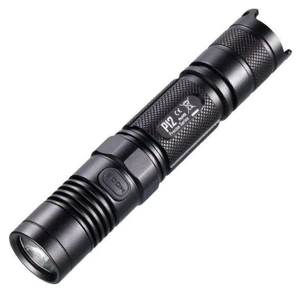 NITECORE P12 P12W тактический фонарь 1000 люмен Cree XM L2 U2 светодиодный 18650 карманный для