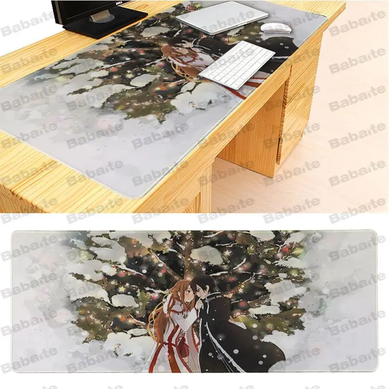 Babaite SAO DIY дизайн игровой с узором коврик для мыши Размер 40x90 см компьютерный |