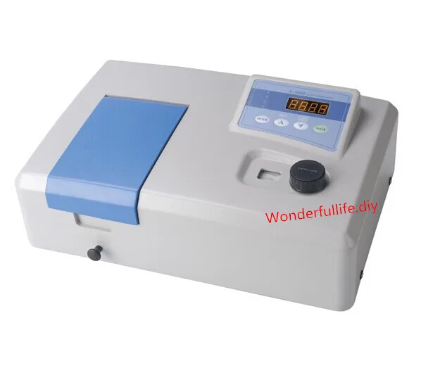 Новый видимый спектрофотометр с одним лучом решетка 1200 линий/мм (325 1000 нм + 2 нм)|beam