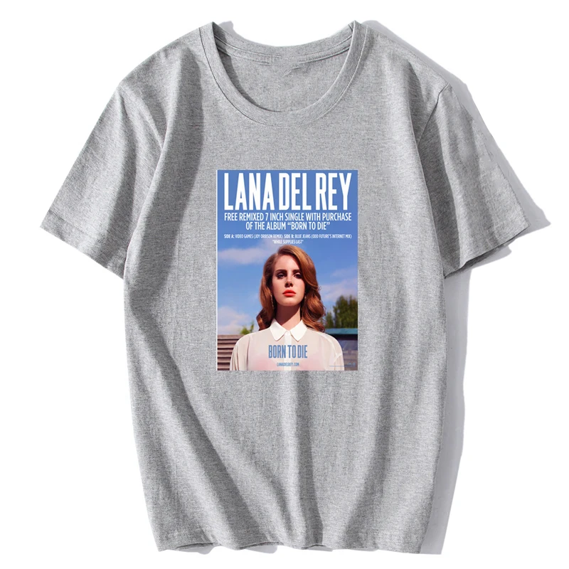 Lana Del Rey Music хлопковая Футболка с круглым вырезом размера плюс короткий рукав Брендовая женская футболка Femme винтажные рубашки женские/мужские Tumblr